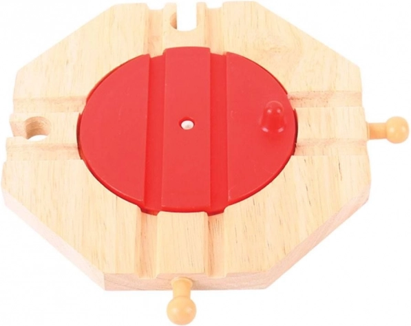 Pöördlaud 4 väljasõiduga Bigjigs Rail