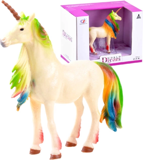 Rainbow-Maned Unicorn Figurine – Unicorn