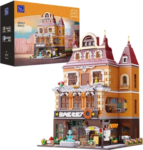 PANTASY Bakery Building Set – Modular City Building, 2663 pieces