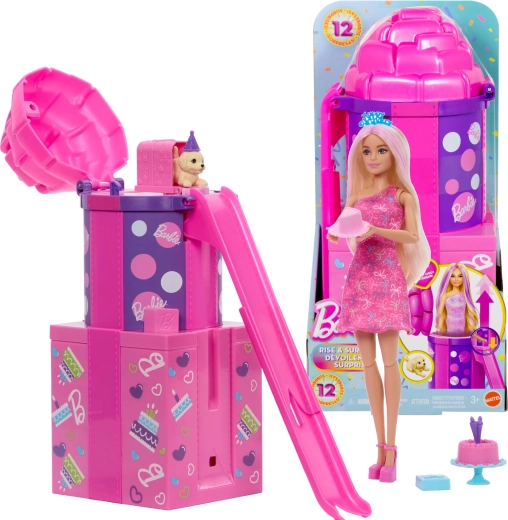 Barbie Birthday Surprise with Slide – Party Unboxed Set