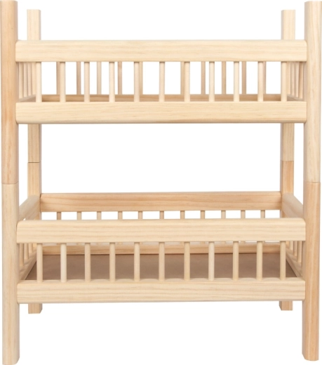 Solid natural wood and safe edges