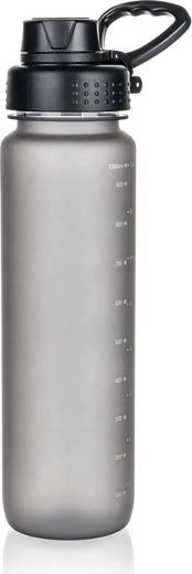 KIWU 1 L Gray Sports Water Bottle