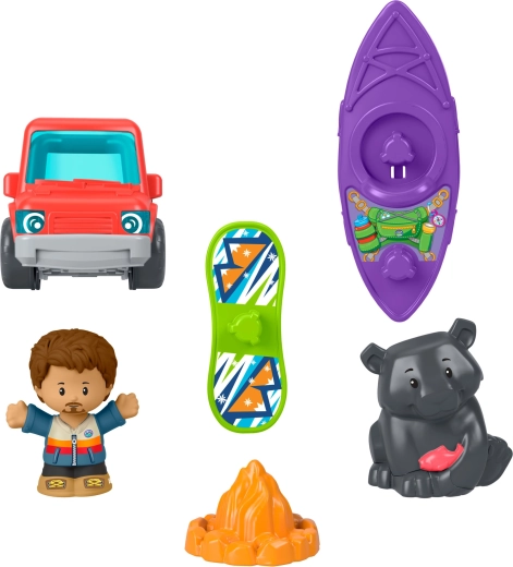 Figures and camping accessories