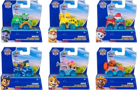 Käpapatrulli PUP Squad väikesed sõidukid figuuriga