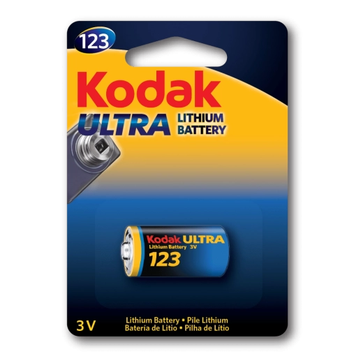 KODAK 123LA Lithium Battery 3 V 1500 mAh