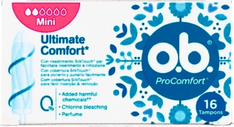 Tampoonid O.B. ProComfort Mini 16 tk