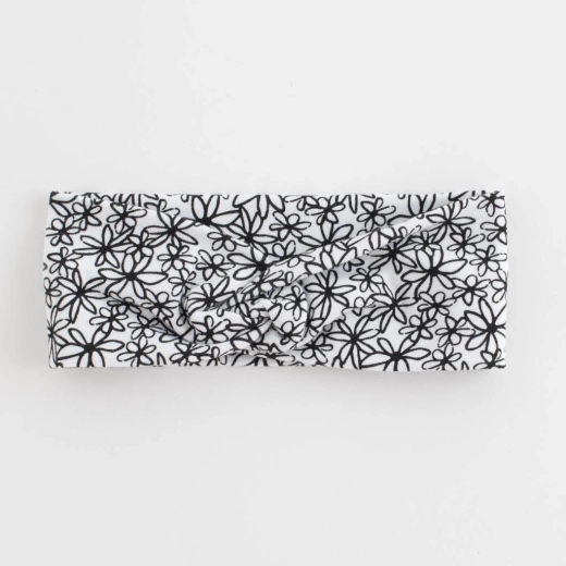 Cotton baby headband New Baby Be Happy (6–9 months)