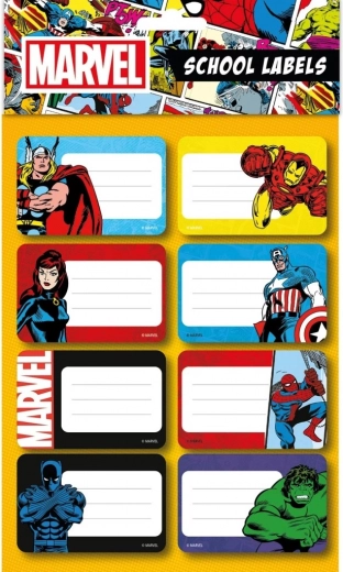 Marveli eelarve koolikleebiste komplekt
