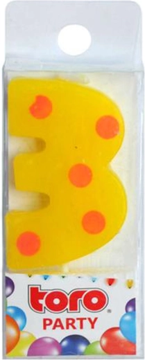 Tordiküünal number 3 TORO, tordile torgatav, 4,5 cm