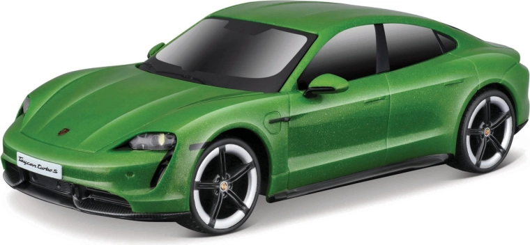 Maisto Porsche Taycan Turbo S tulede ja helidega 1:24