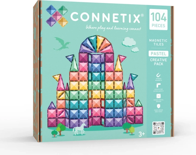Pastelne loovkomplekt, 104 osa