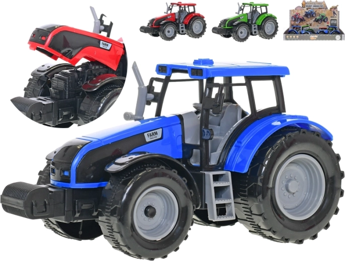 Plastist hoorattaga traktor 20 cm