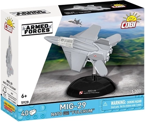 Ehituskomplekt COBI Armed Forces MiG-29 Fulcrum (NATO) 40 detaili