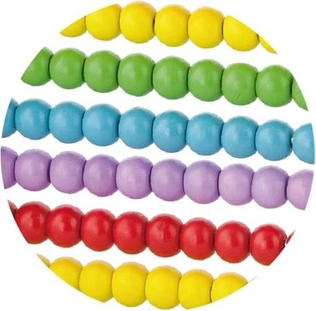 Colorful beads for easy recognition