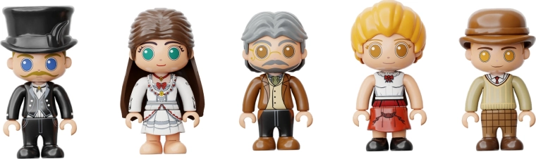 Minifigures for performance scenes