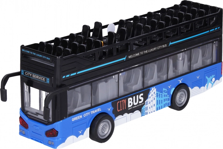 Kahekorruseline ekskursioonibuss efektidega 28 cm