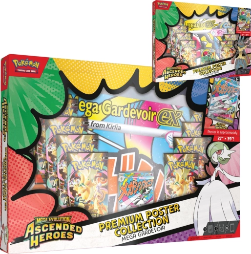Pokémon TCG Ascended Heroes premium-kollektsioon plakatiga – 1 tk
