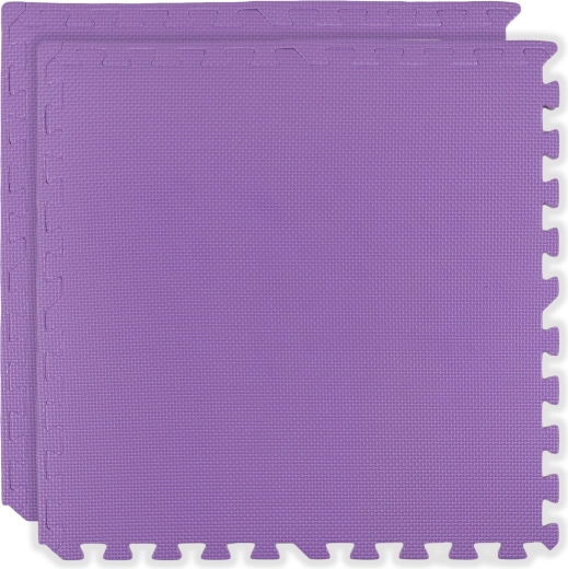 Humbi foam mat 120 × 60 cm, large waterproof foam puzzle, purple, 2 pieces