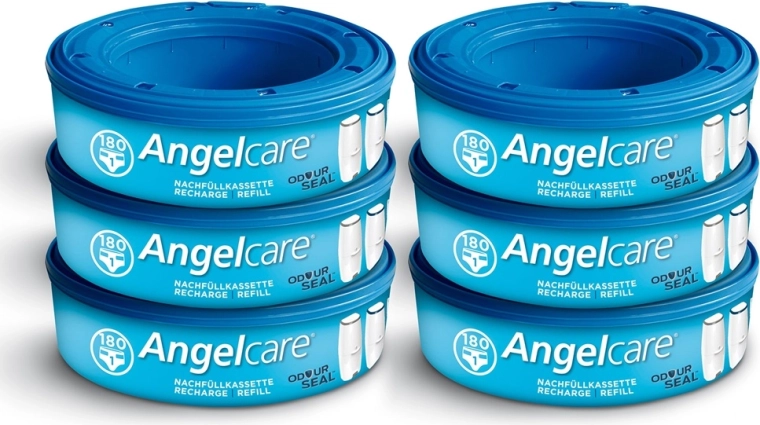 Angelcare’i asenduskassetid mähkmekasti jaoks, 6 tk