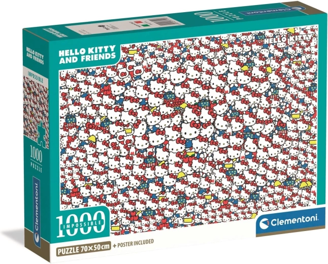 Pusle CLEMENTONI Impossible Hello Kitty 1000 tükki