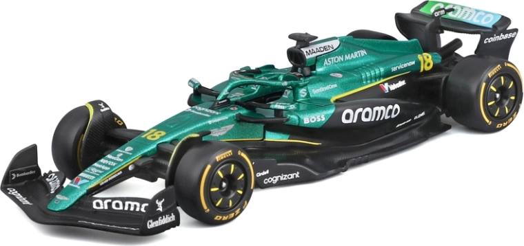 Bburago vormel 1 mudel Aston Martin AMR25 2025 #18 Lance Stroll 1:43