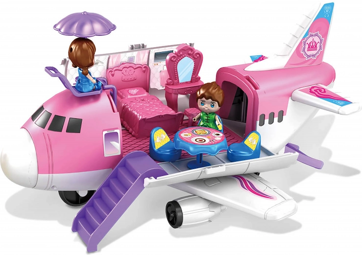 Airplane with figurines 34 cm