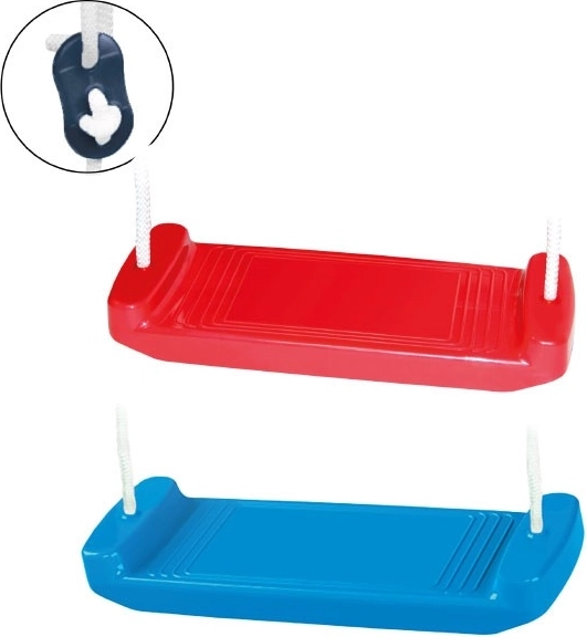 Kiikuv plastist kiigelaud, punane/sinine