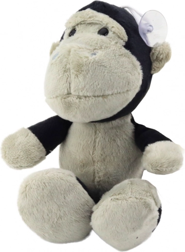 Small plush monkey with suction cup 16 cm