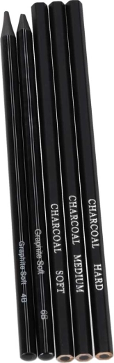 Lai valik pliiatseid ja söet