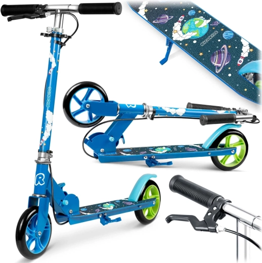 Laste kokkupandav tõukeratas RICOKIDS Kodi Kosmos käsija jalapiduriga