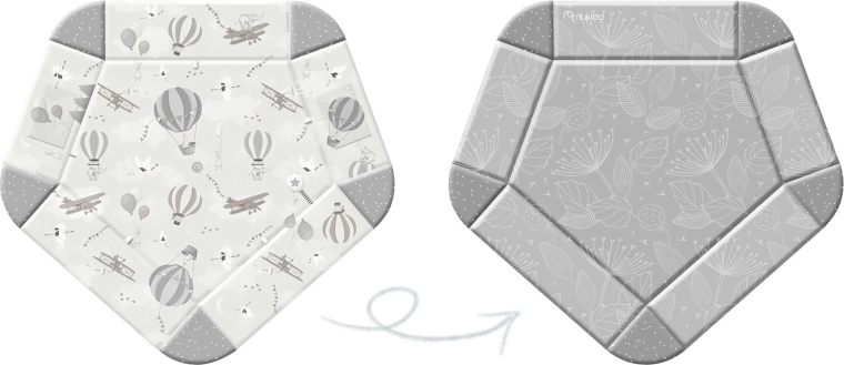 Reversible, easy to wipe clean, and pleasant to the touch