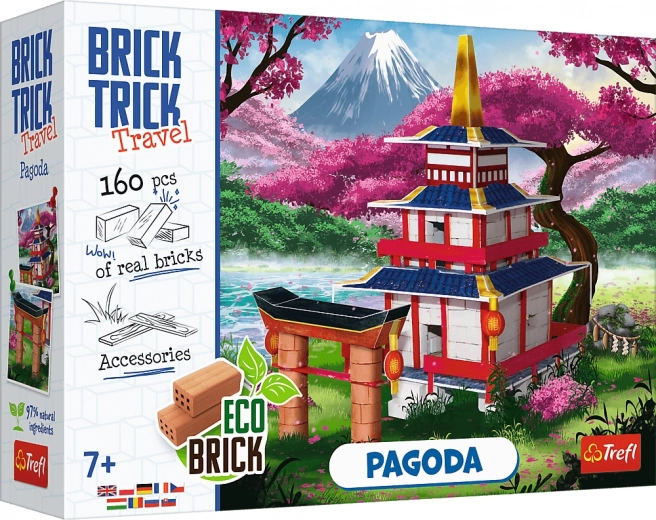 Brick building set Pagoda M 160 pieces TREFL BRICK TRICK