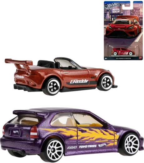 Hot Wheels Silver Series Compact Kings – '12 Ford Fiesta – metallist mänguauto 1:64