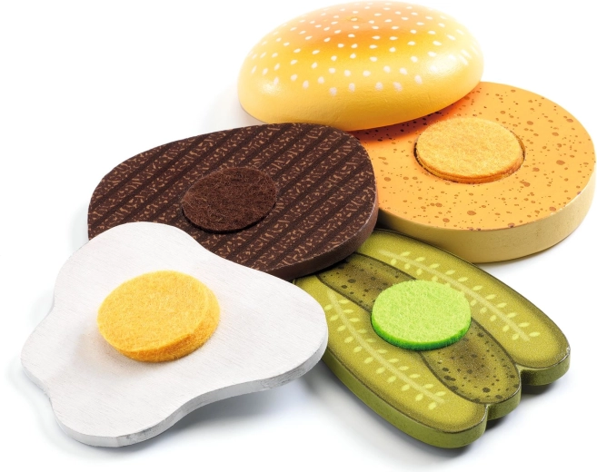 Pane hamburger kokku kiht kihi haaval