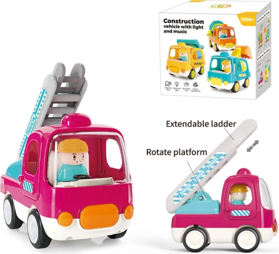 Interactive fire truck for little ones