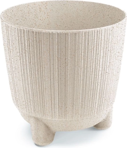 Lillepott Ryfo N Eco Wood 16,8 cm valge