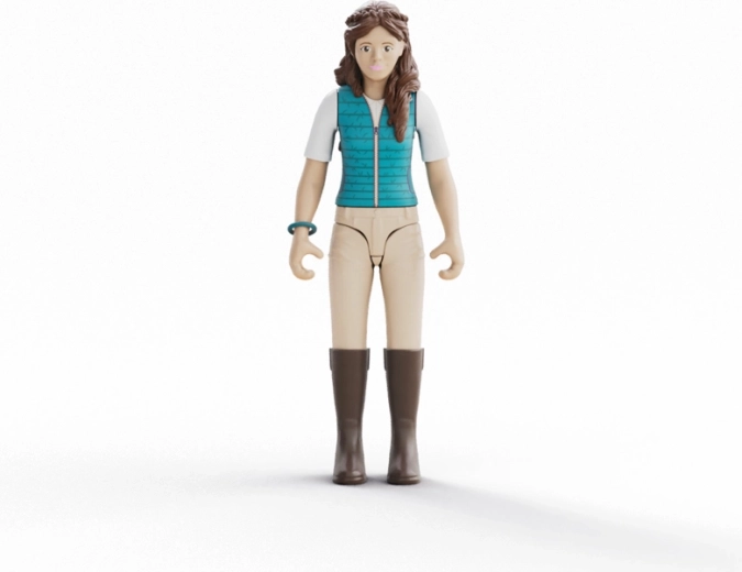 Fully poseable Lisa for authentic poses