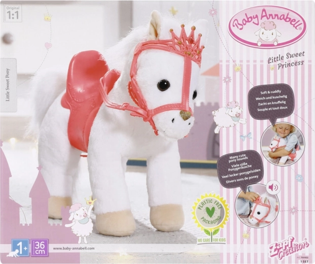 Baby Annabell Little Sweet poni 36 cm helidega