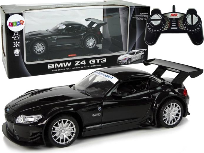 RC-auto BMW Z4 GT3 1:18 must, tuledega 2.4 GHz