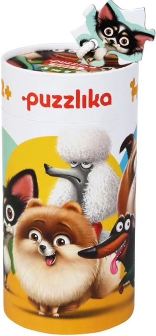 Puzzlika koerad 5 ühes – laste pildipusle 27 tükiga