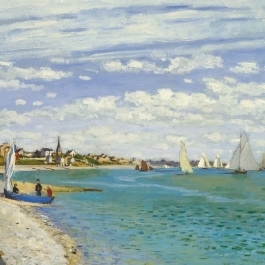 Curiosi square puzzle Q Art: Regatta at Sainte‑Adresse, 66 pieces