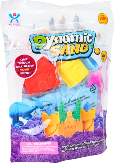 Sensory fun with kinetic sand
