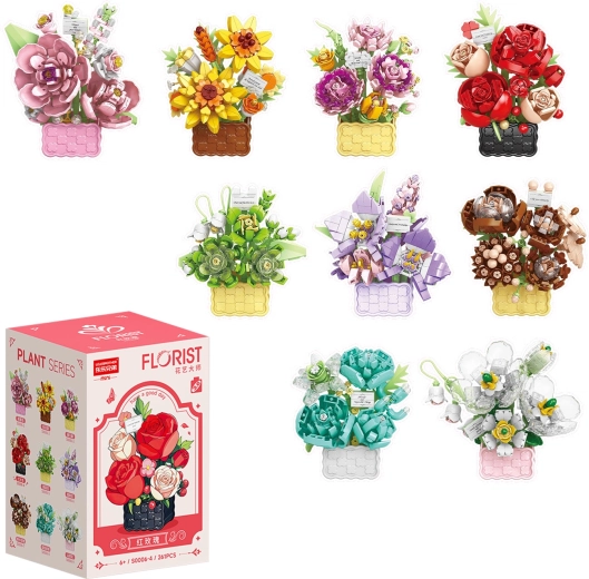 Florist Flower Baskets and Lush Bouquets, 9 Types