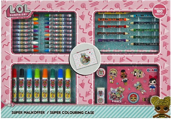 LOL Surprise super joonistuskohver – üle 100 osa - 1 tk