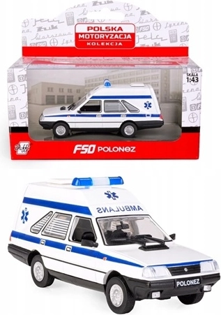 Miniatuur Polonez Cargo – kiirabiauto 1:43