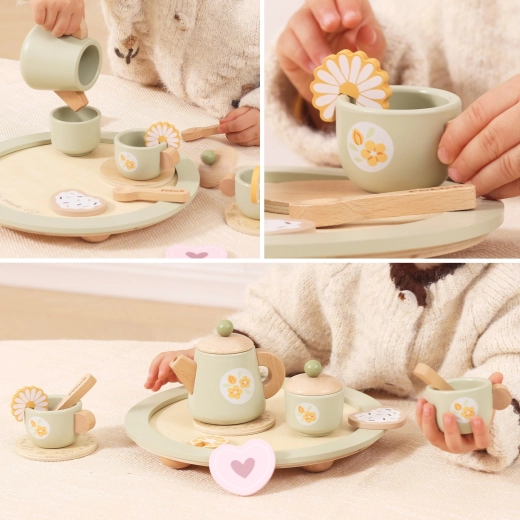 Round tray for easy serving