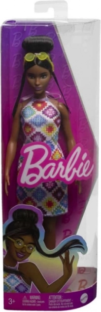 Barbie Fashionistas nukk värvilises kleidis