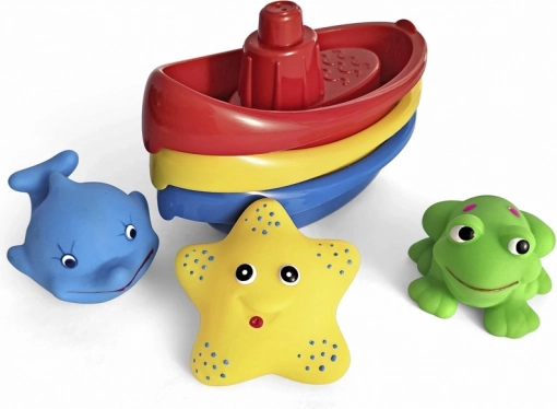 Bath Boats with Animals