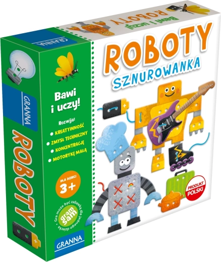 Granna nööritavad robotid – loovkomplekt lastele