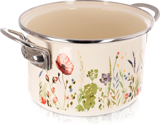 Kreemjas emailpott Maki 20 cm, 3 l